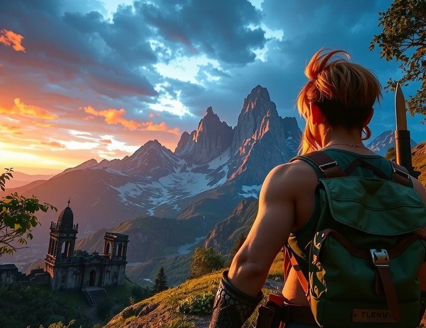 Dynamic game intro visual